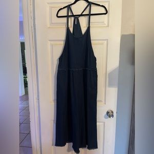 Free People denim overalls